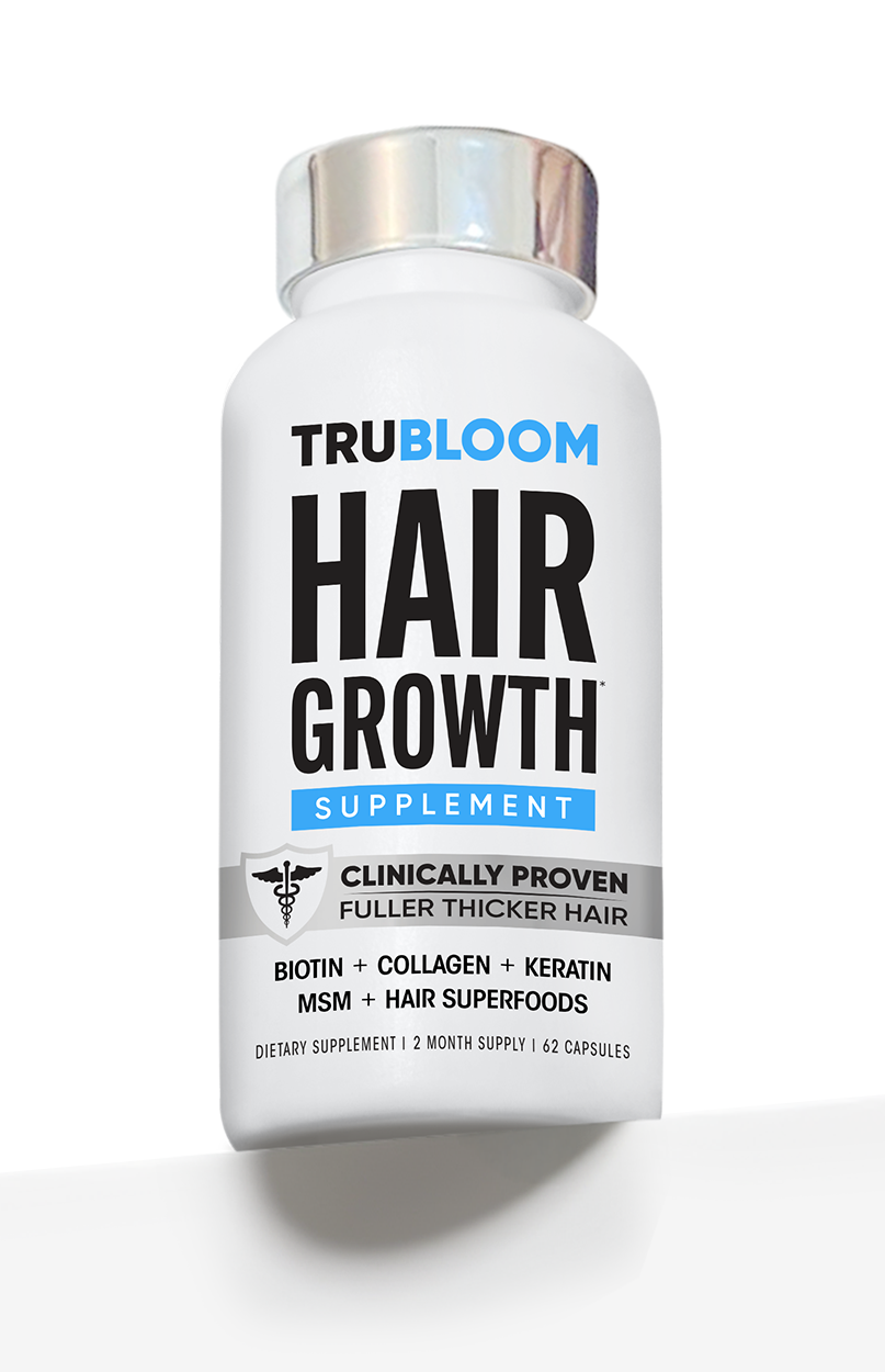 Hair Growth Supplement Bottles