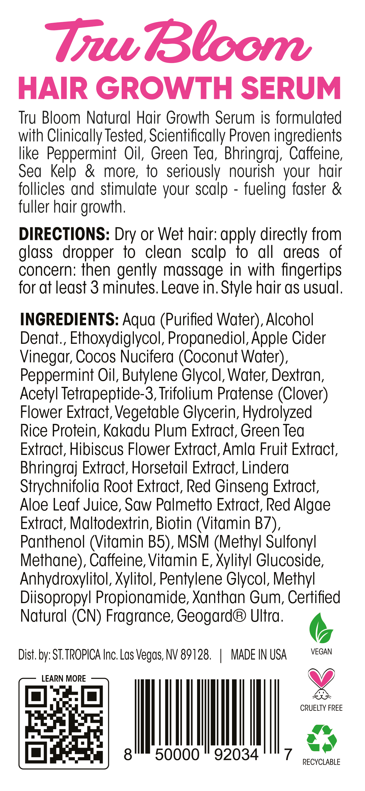 ST. TROPICA Hair Growth Vitamins